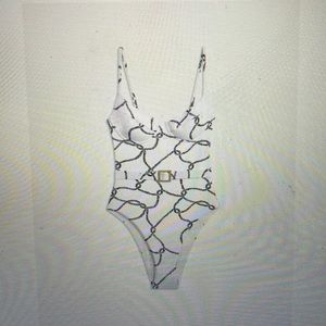 WeWoreWhat Danielle One Piece - Rope Navy